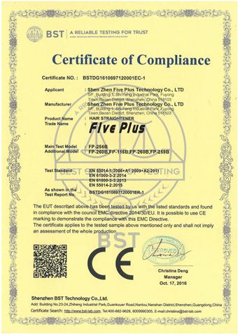 CE - Shenzhen Five Plus Technology Co., Limited