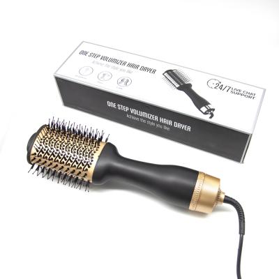 China New Desgin Hair Dryer Negative Ion Straightening Blow Air Blow Volumizing Styler Large Curl Styling Negative Ion Comb for sale