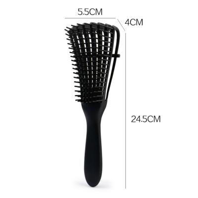 China Custom Logo Hair Comb Personalized Hair Brush Easy Detangling Edge Control Broom Comb Hair Brush for sale