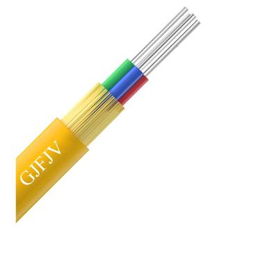 China Communication Cable GJFJV Ftth Cable 64 Core Underground Mine Underwater Transparent Indoor Fiber Optic Cable for sale