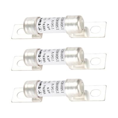 China EV 750V DC Auto Fast Fuse 70A 80A 90A 100A Automotive Fuse Good Quality Bolt Down EV Fuse Link for sale