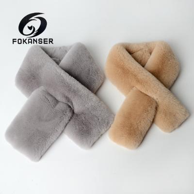 China Hot Factory Sales Winter Rabbit Fur Scarf Women for sale