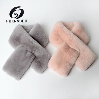 China Hot Original Design Rabbit Fur Scarf Women for sale