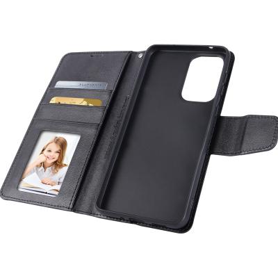 China Hanman Shockproof Mill For Samsung Galaxy A7 Flip Stand Magnetic A5 2017 2018 2018 Silica Gel Soft PU Leather Wallet Case for sale