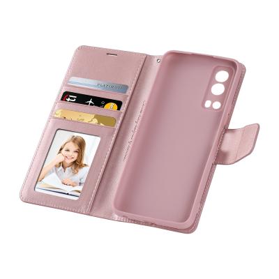 China Hanman Shockproof Mill For VIVO Y16 4G V27 5G V27E Y22S Flip Stand Magnetic Silica Gel Soft Leather Phone Case for sale