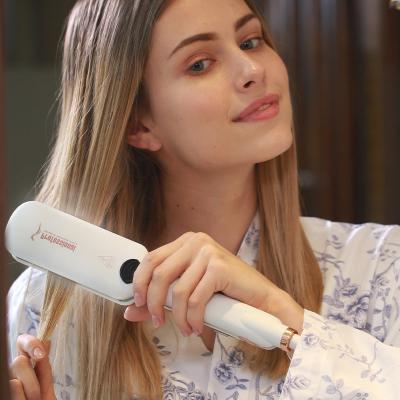 China New Technology Adjustable Ionic Tourmaline LED Display Digital Temperature Steam Styling Hair Straightener Wholesale for sale