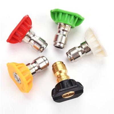 China Hotels 0 15 25 40 Degree Different Color Best Pressure Washer Spray Tip Nozzle for sale