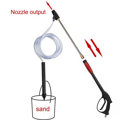 China Hotels Wet Sandblaster Kit 2500PSI Pressure Seal Sand Blasting Kit For With G 1/4