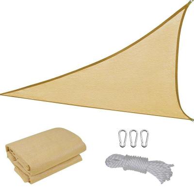 China Good Price Factory 3-8years Rectangle Shade Sail Polyester Waterproof Sun Shade Sail Swimming Pool Sun Shade Sail for sale