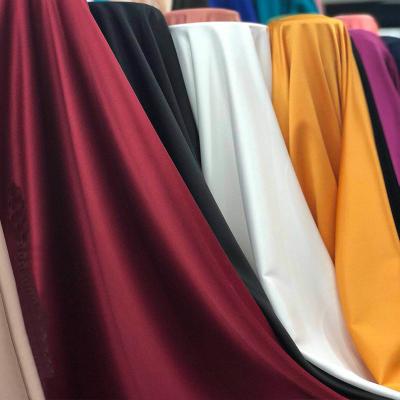 China Other Soft Green Satin Glitter Tulle Fabric For Dress Shirts By The Yard, Wine Red, Grey, Black, White, Purple, Navy Blue, Pink, Yellow, Red for sale