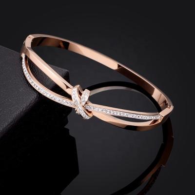 China Wholesale Fashion Elegant Crystal Simple Circle Bracelet Jewelry for sale