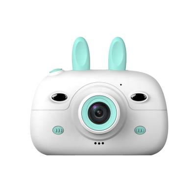 China Cheap Cute Rabbit Video Camera Kids Camera 1080p Full-HD Digital Camera Toy Camcorder For Kids Dual Lens 2.4 Inch IPS Screen Support 32GB for sale