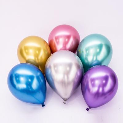 China Latex Metallic Color 5 Inch Latex Balloon Birthday Decorative Balloons Metallic Balloon Holiday Party for sale