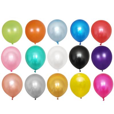 China Latex 12 inch decorative balloons 2.8g beaded pearl latex balloon wedding room party stage decoration latex balloon for sale