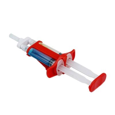 China Dispensing Syringe Factory Syringe Tube Factory Double Glue Syringe Custom Double-Component Plastic Double Barrel 2 Part Mixing Syrin for sale