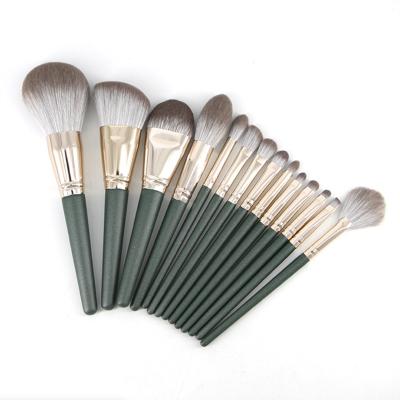 China Fashion Make Up Brushes 14 Pcs Professional Foundation Powder Blush Makeup Set Brush for sale