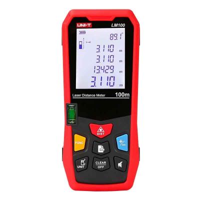 China Hd Multiple Display Radio 100m Angle Leveler Laser Measure Physical Distance Meter 122mm x 52mm x 29.5mm for sale