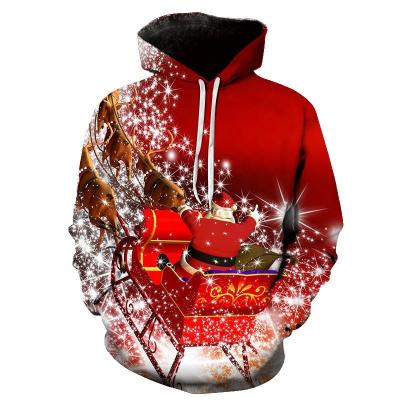 China Anti-wrinkle Christmas men's hoodies long sleeve hoodies cotton thickened for sale