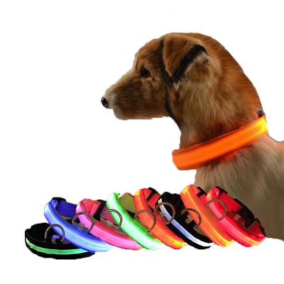 China Custom Made Strong Fashion Faux Dog Lights Luxury Reflective Led Dog Collar With Bow Tie for sale