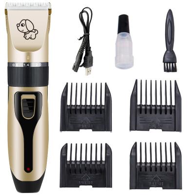 China Amazon Best Seller Pet Products Detachable Blade Pet Hair Cutter Machine Adjustable Professional Pet Hair Trimmer for sale