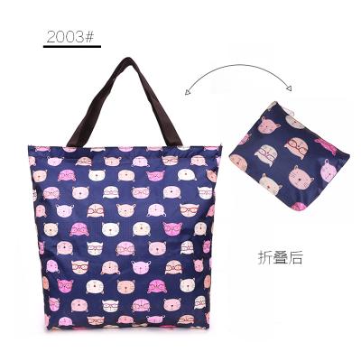 China Wholesale High Quality Large Capacity Folding Shopping Market Two Handles Bags for sale