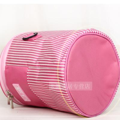 China Durable Portable Cylinder Folding Nylon Lunch Insulated Thermal Cooler Bag 2021 for sale