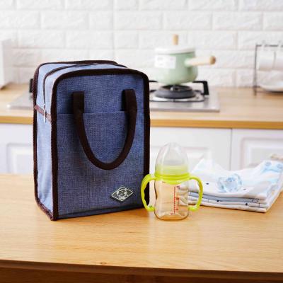 China Cheap Fashion Lunch Tote Nylon Insulated Grocery Folding Portable Bag for sale