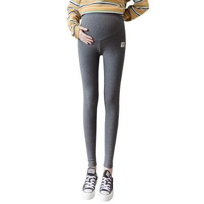 China Autumn Fashion Spring Legging Belly Waist Low Waist Skinny Pants Knitted Clothes For Pregnant Women Breathable Maternity Pregnancy for sale