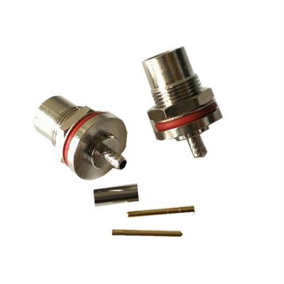 China Male copper bnc crimp N type connector for LMR 195 for sale