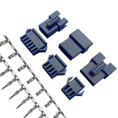 China PCB Female SM 2.5mm Connector Socket Housing & Crimps JST Connectors (Pin 2-12) (JST SM Style) 2.54 mm Pitch SM Connector for sale