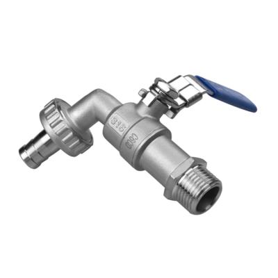 China BSPT DN15 SS316 Pipe Valve Ball Valve General Drain Valve for sale