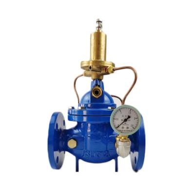 China General Outdoor 200x Float Industrial Hydraulic Control Valve Pressure Reducing Control Valves Water China TIANJIN Flange Ends General for sale