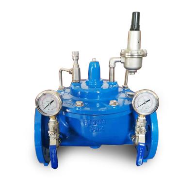 China General Ductile Iron 200X Industrial Water Pressure Control Hydro Valve for sale