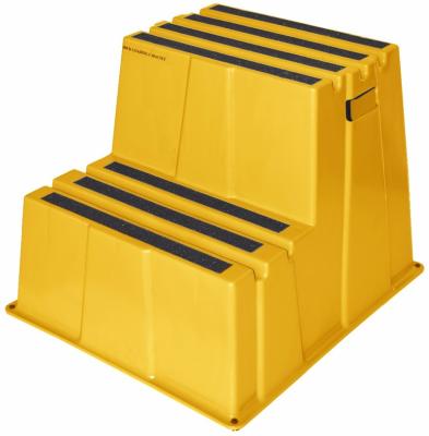 China Industrial Plastic Storage Step Stools Safety Light Weight for sale