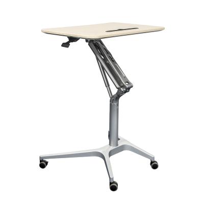 China Modern Design Height Adjustable (Other) Adjustable Desk With Wheels Modern Desk for sale