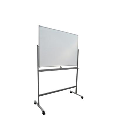 China Office Mobile Magnetic Dry Erase Writing White Board With Rotating Whiteboard for sale