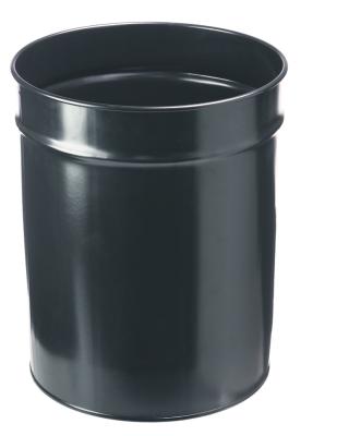 China 20L Round Hotel Room Stainless Steel Rubbish Bin Dust Bin Viable Open Top Garbage Waste Bin Without Lid for sale