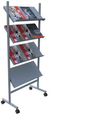 China Modern Floor Brochure Rack, Floor Standing Magazine Display Rack, Standing Brochure Rack for sale