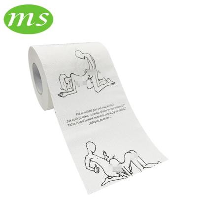 China Virgin wood pulp factory supply toilet paper creative funny sex printed bun sex things for adults men for sale