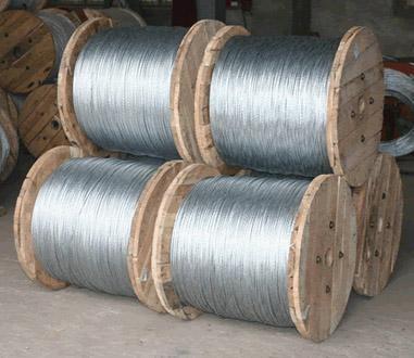 China Cable De Acero Galvanizado 1×19 EHS 1/2inch, Nomas ASTM A 475 for sale