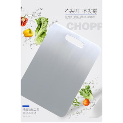 China Healthy Sustainable Stainless Steel Chopper, 304 Stainless Steel Food Cutting Board, Cutting Plates Stainless Steel for sale