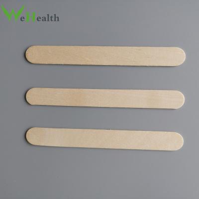 China Medical Wooden Ice Cream Spatula Wooden Waxing Stick for sale