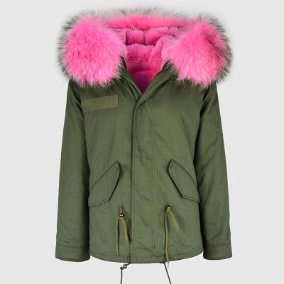 China New design anti-shrink Russian lamb parka for women parka coat fur hood style fur coat long for sale