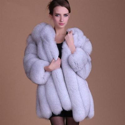 China New winter fashion ladies viable wholesale warm oversized real fur jacket real women smudge fur coat for sale