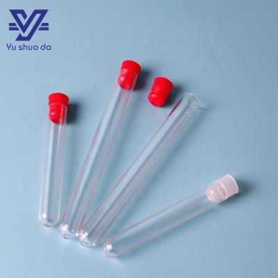 China Yushuoda Plastic Plastic Test Tube With Cap for sale