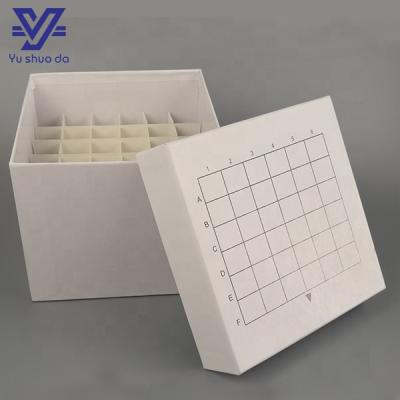 China Carboard material carton 15ml centrifuge tube freezing box for sale