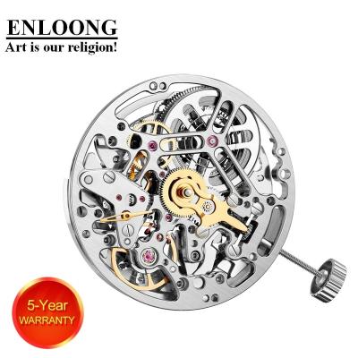 China ENLOONG Luxury Skeleton Mechanical Movement Automatic Power Long 80 Hours ELA0757 OEM Logo 8N24 8N40 Watch Movement Substitute for sale