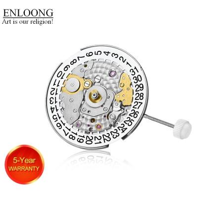 China ENLOONG Automatic Luxury Super Slim Mechanical Movement With OEM Custom Logo 3.4mm Thickness Date Calendar Rotor Watch Movement for sale