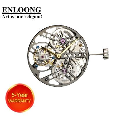 China Real ENLOONG Luxury Skeleton Tourbillon Movement With Manual Winding OEM LOGO ELT1K63 Tourbillon Watch Movement for sale