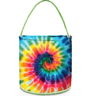 China Bucket 23*25cm of JUNZHI Katherine Catus Tie Dye Easter for sale